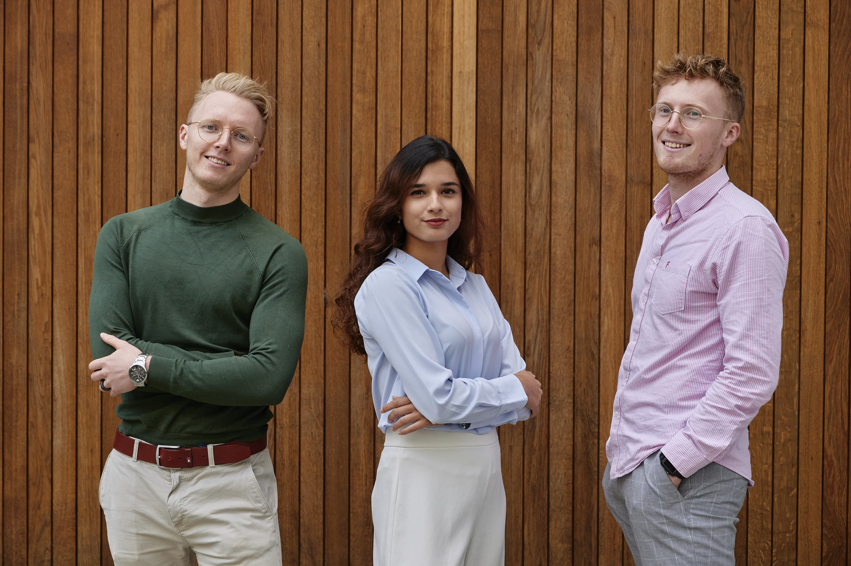 Edventure Team: Ragnor Comerford (left), Zara Zaman (middle), Fynn Comerford (right)